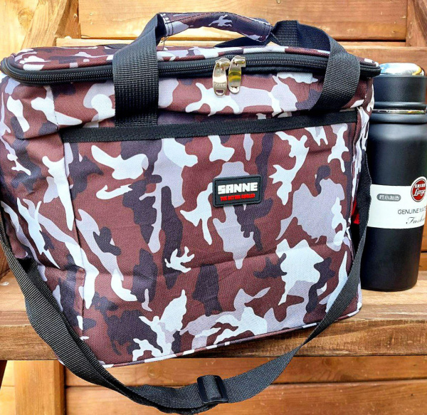 Термосумка Sanne 20 л. / Сумка - холодильник 32х22х27 см. с наплечным ремнем и боковым карманом